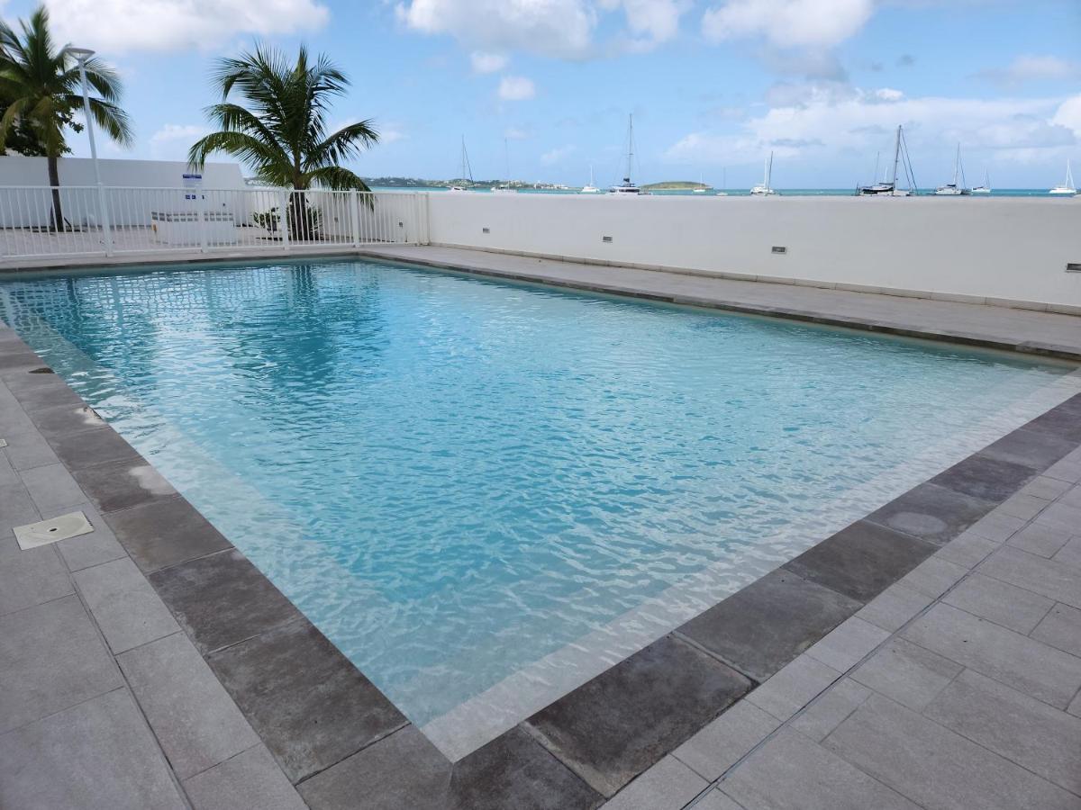 Beau Duplex Vue Mer Avec Piscine Et Acces Plage Marigot  Bagian luar foto